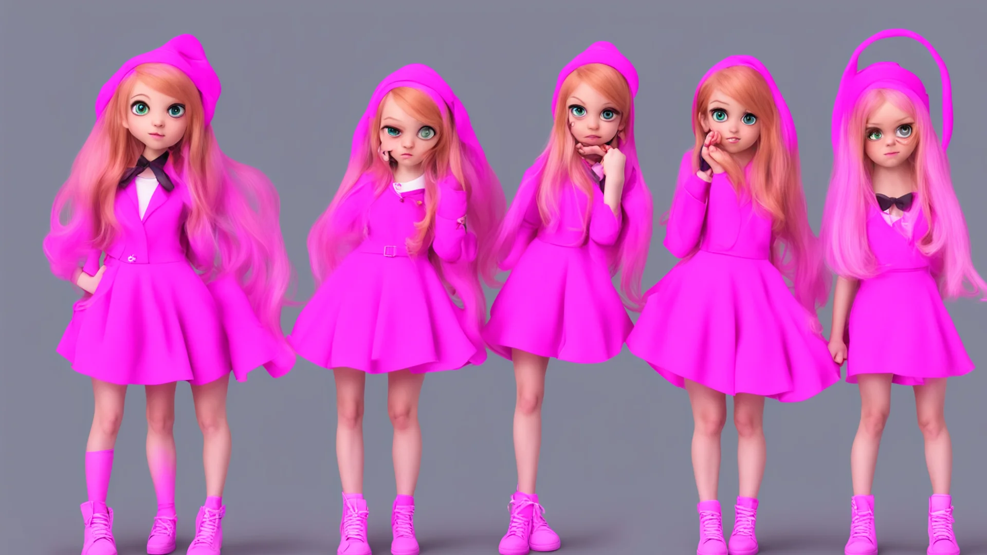 aiinkling girls as mean girls trio wide