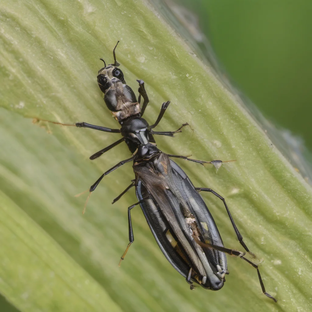 insect impregnating female