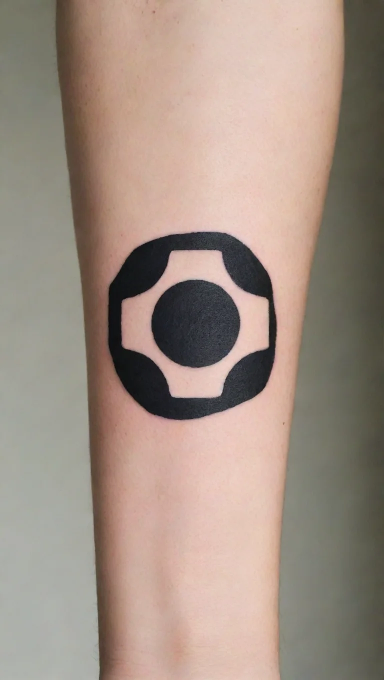 aiinspired by arm tatoo simple clean minimalist masterpiece rendition 2