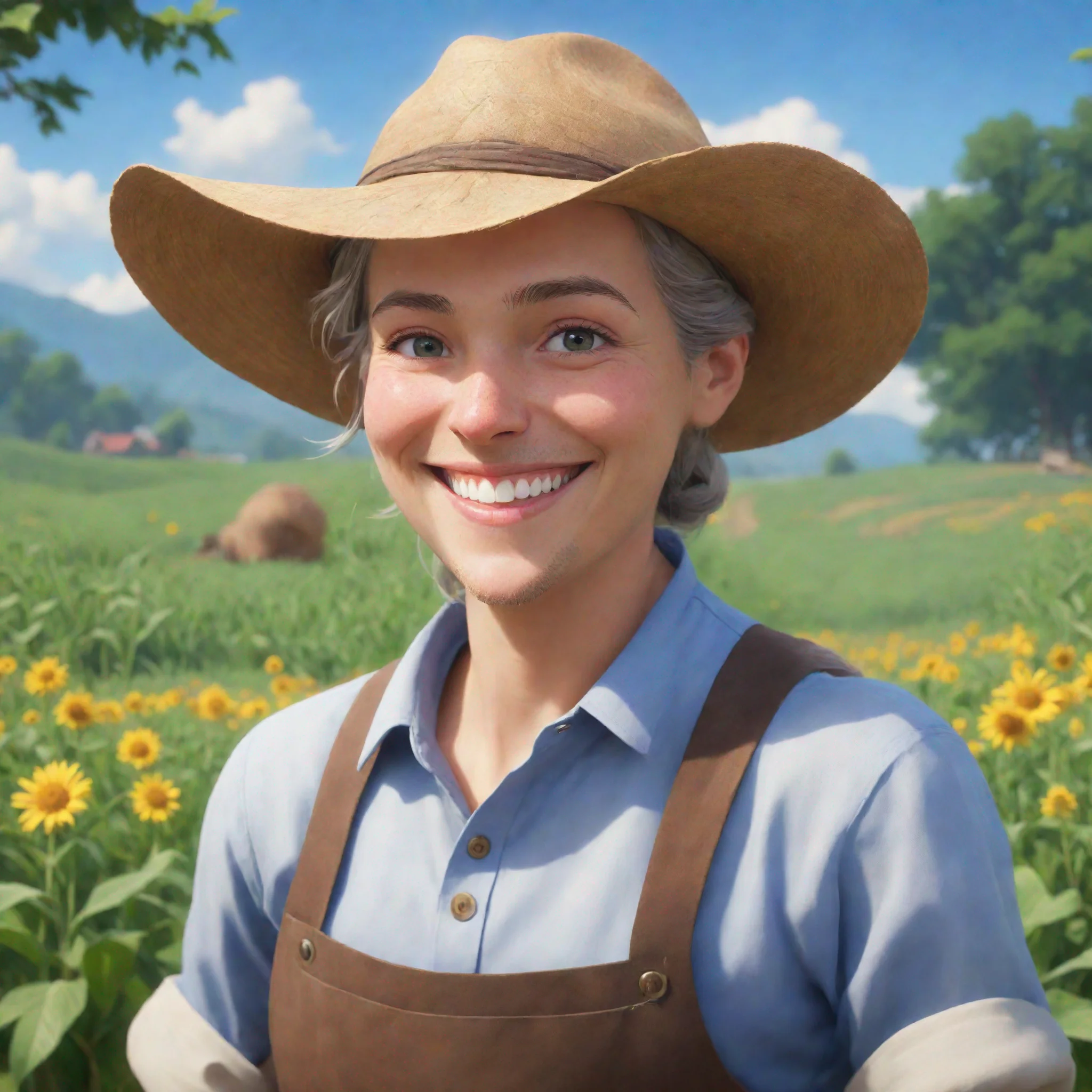 aiinspired by epic farmer artstation smile masterpiece rendition 2