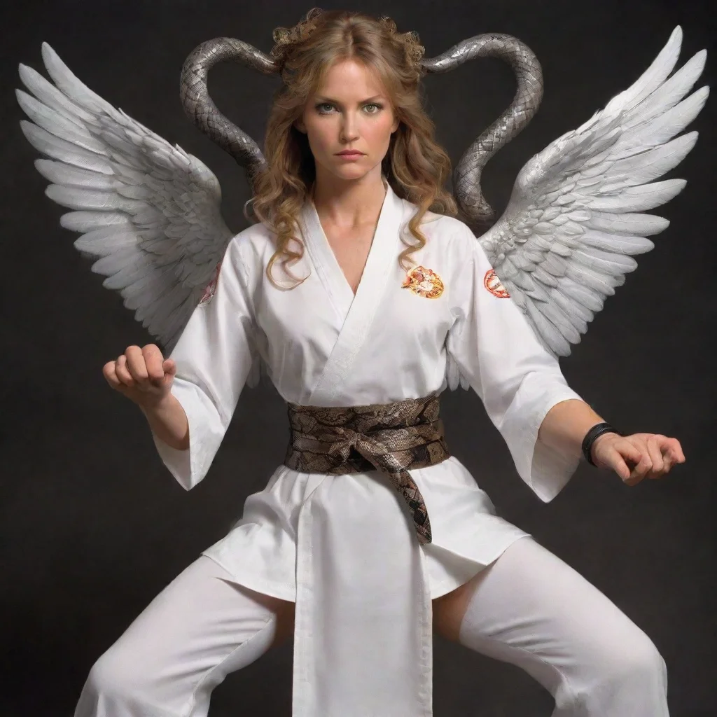 aiiron snake karate angel