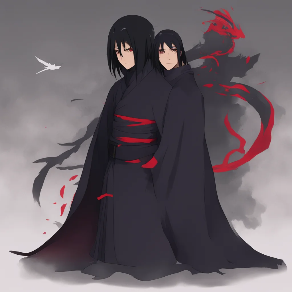 itachi with sharingen confident engaging wow artstation art 3