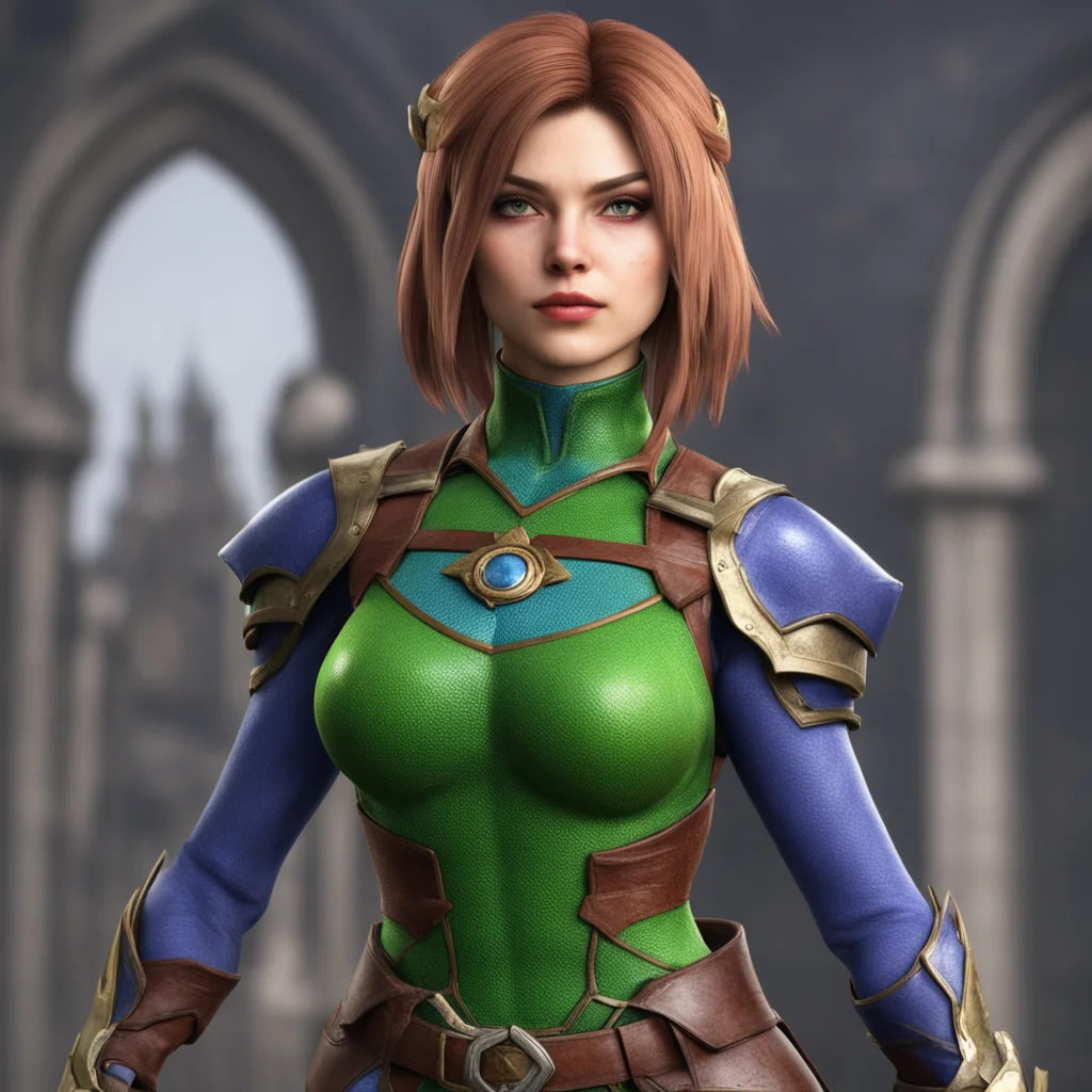 ivy from soulcalibur series with avengers outfit ww2 fotography high detailed 4k confident engaging wow artstation art 3