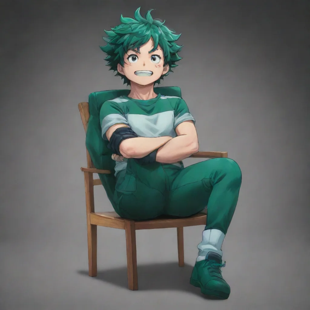 aiizuku midoriya turned into a chair