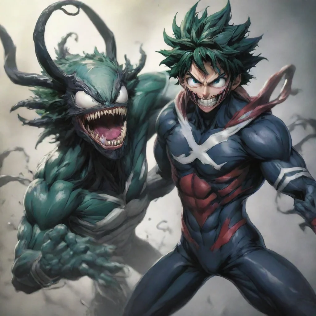 aiizuku midoriya with antivenom sybiote