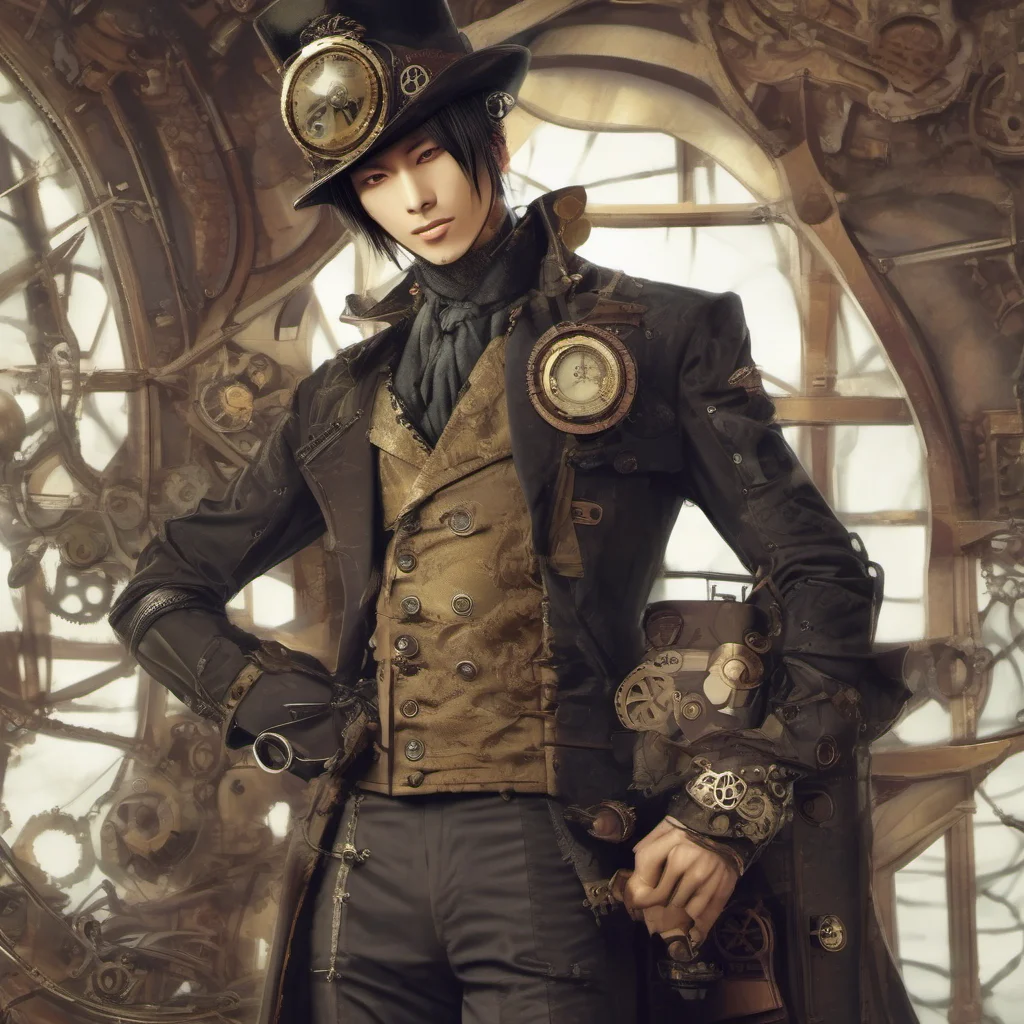 aijapanese steampunk handsome confident engaging wow artstation art 3