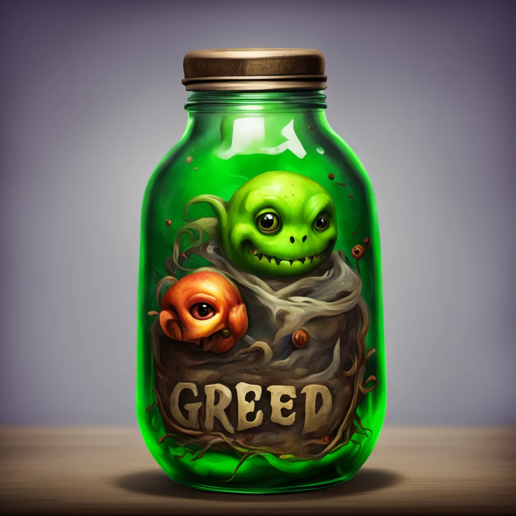 jar of greed good looking trending fantastic 1