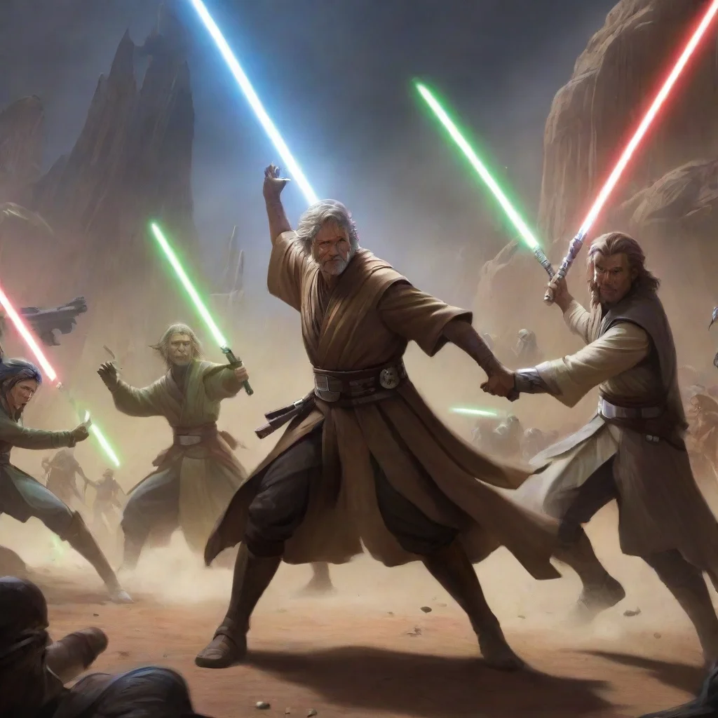 aijedi guardians leading a battle