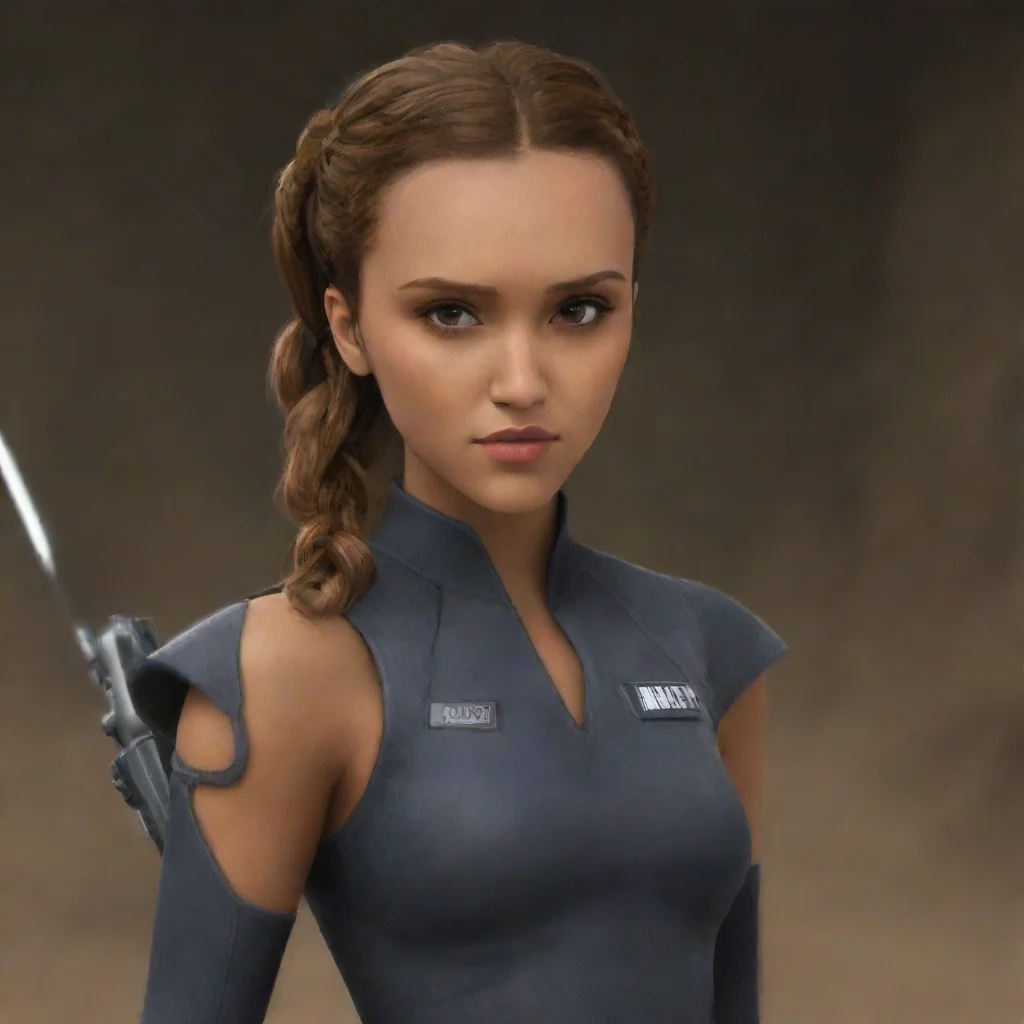 aijessica alba in star wars clone wars 