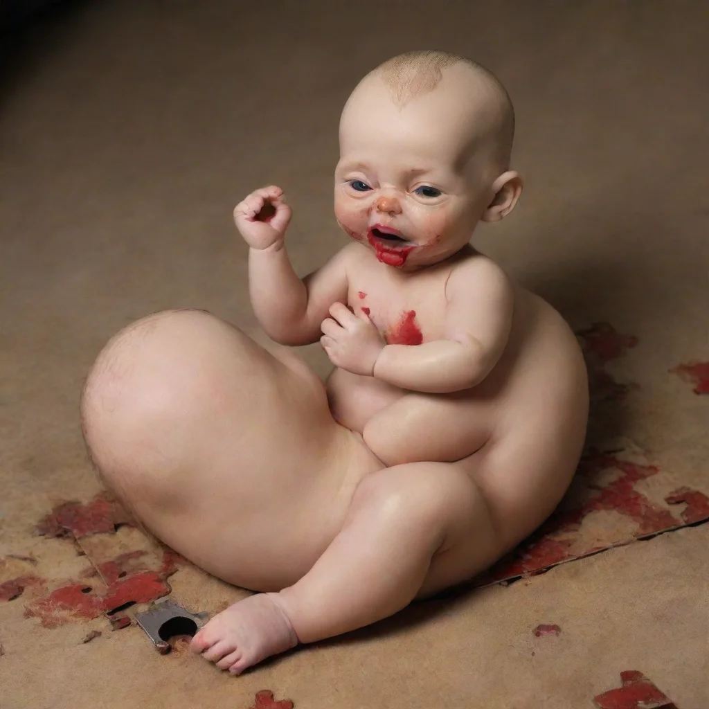 jigsaw torturing a newborn baby