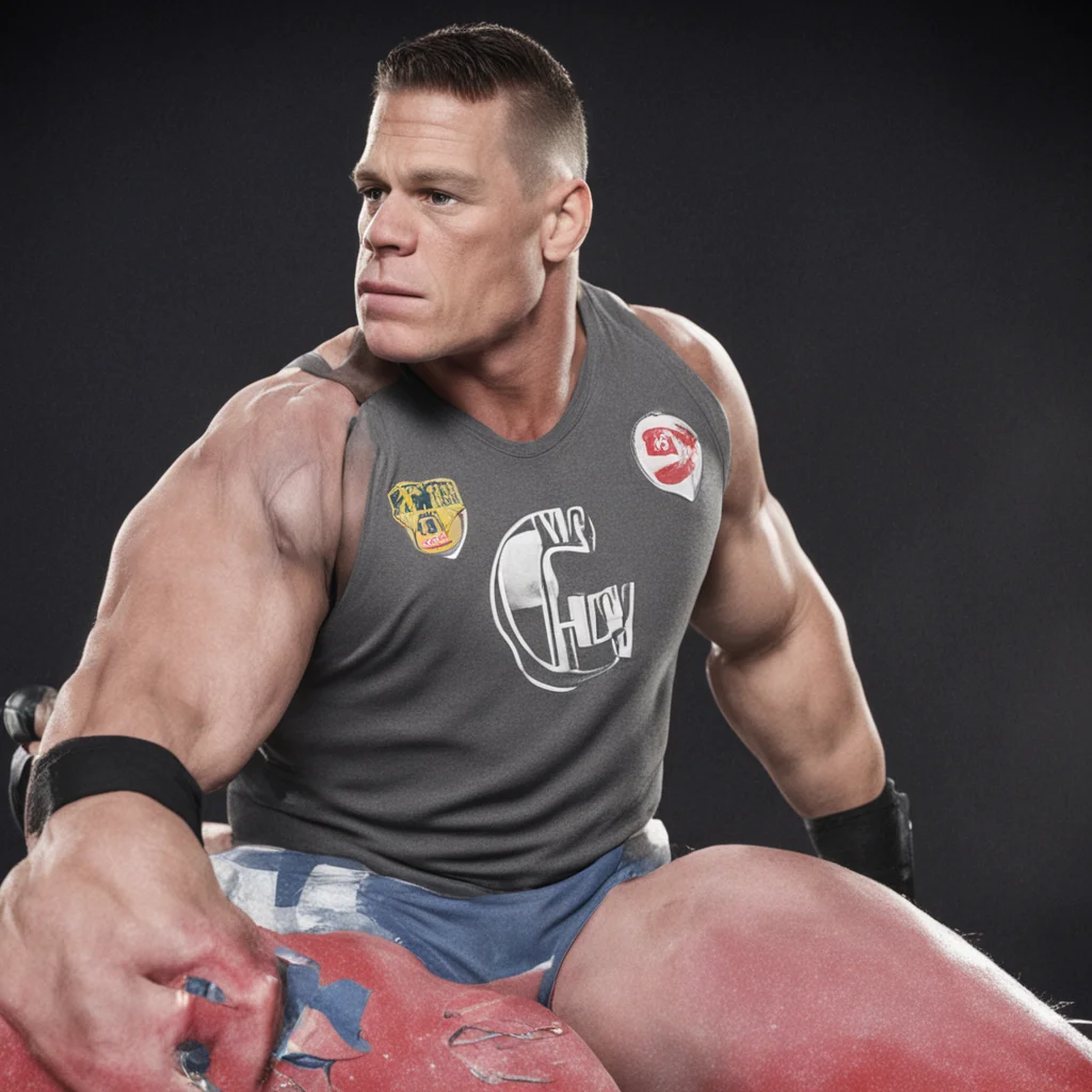 aijohn cena confident engaging wow artstation art 3