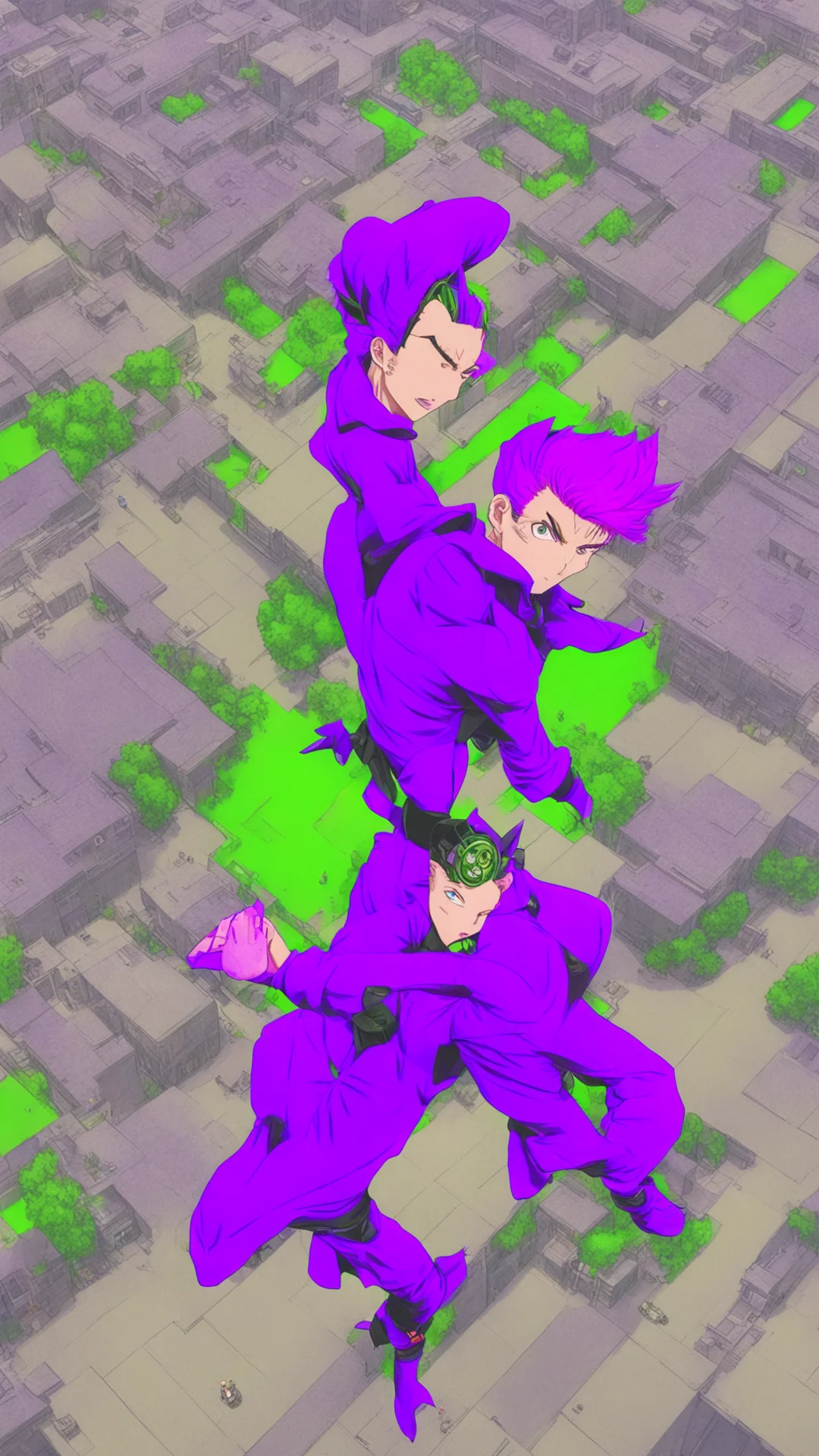 aijojo bizarre adventure bird eye view good looking trending fantastic 1 tall