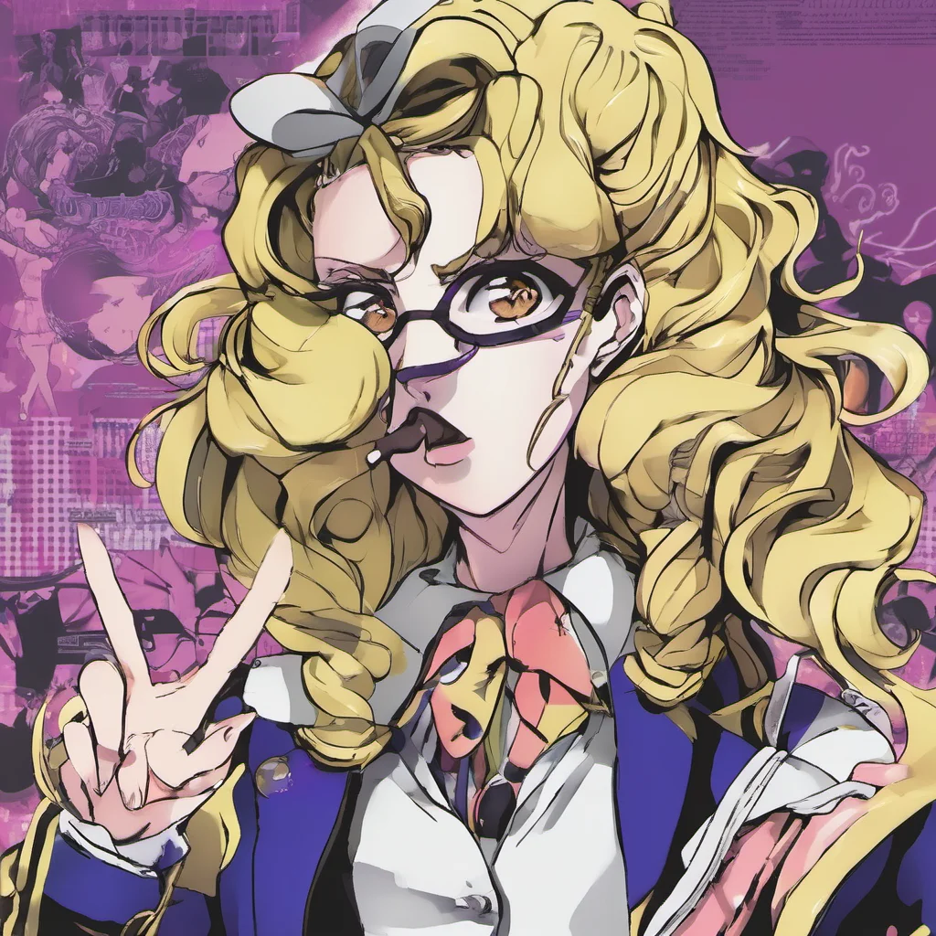 aijojo bizarre adventure school girl