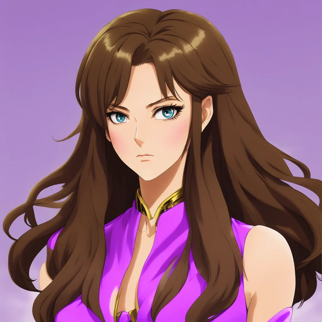 jojo bizarre adventure women long brown hair amazing awesome portrait 2