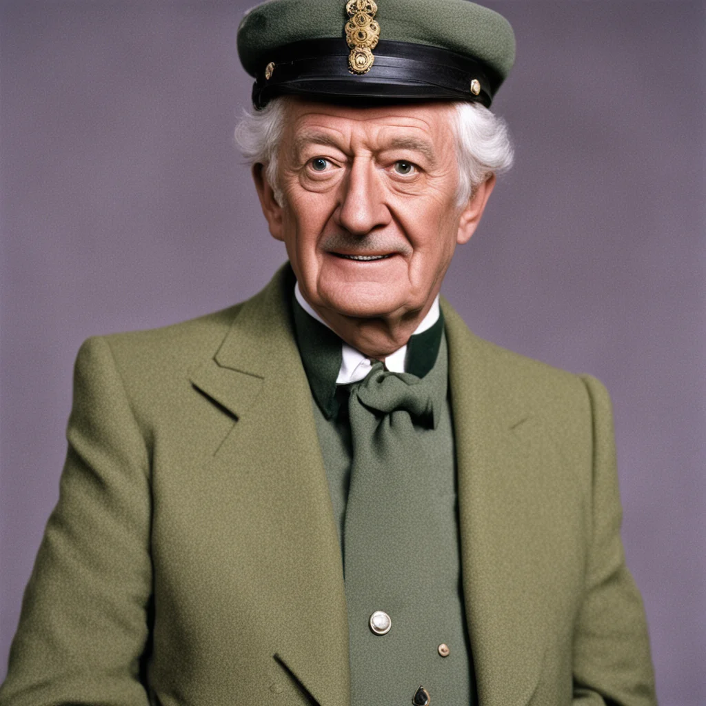 jon pertwee as captain mainwaring