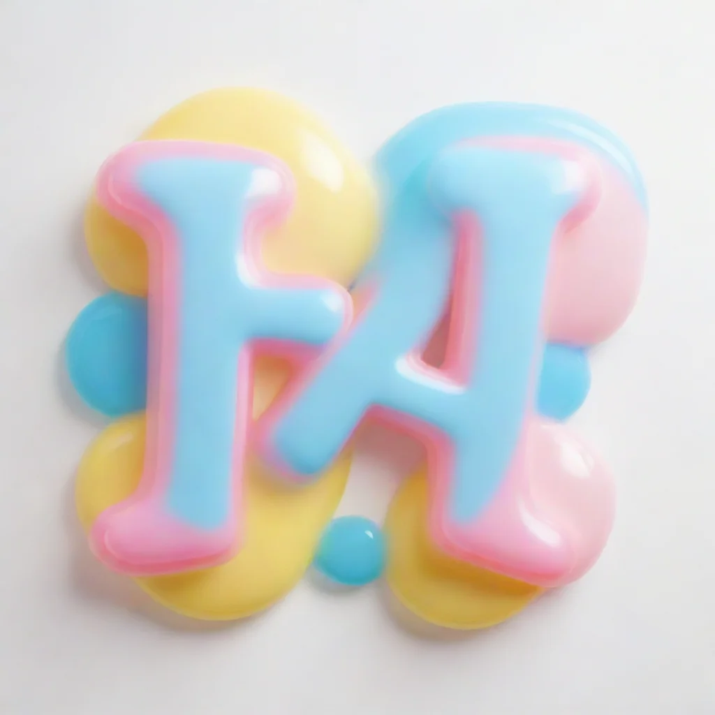 aik in bubble style font with light blue pink and yellow color splash around it with white background