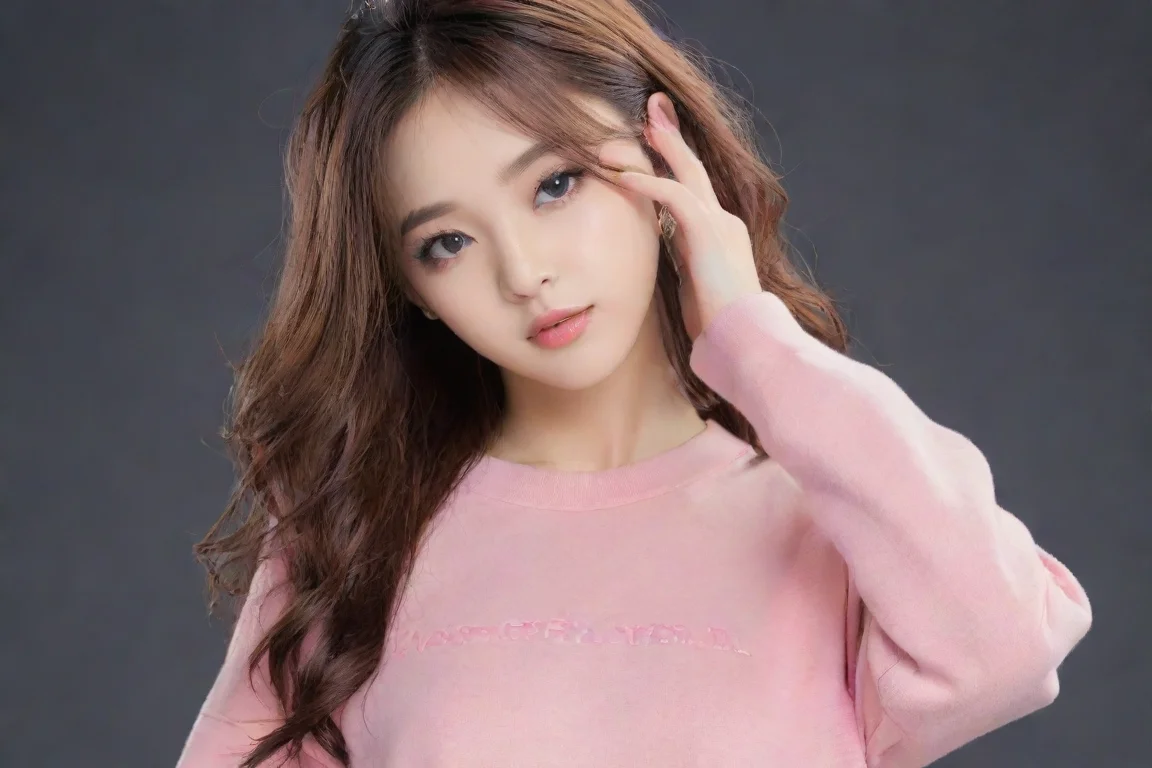k pop girl xg landscape
