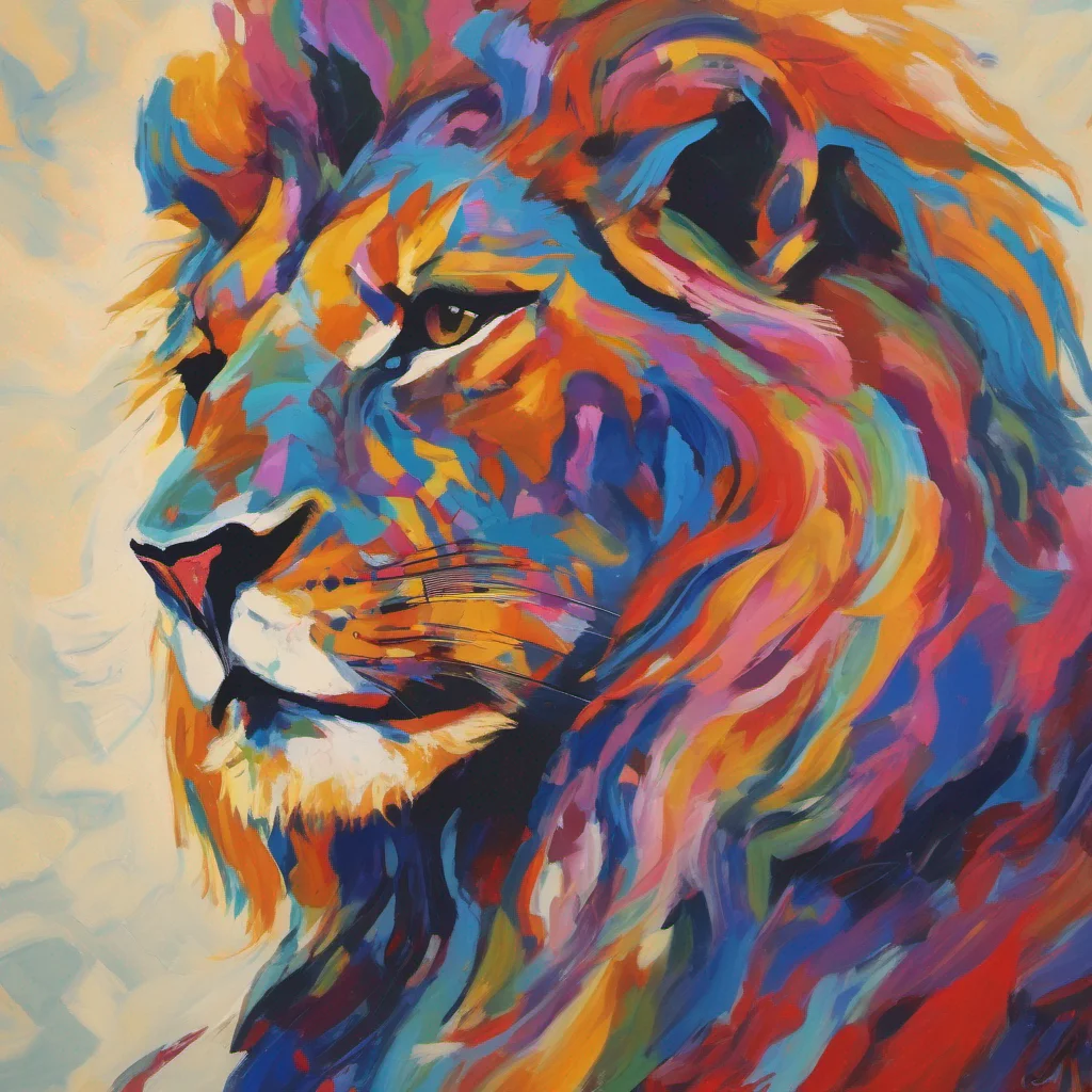 aikajiit cat lion man  fauvist knight amazing honor grace masculine strong powerful amazing awesome portrait 2 wide