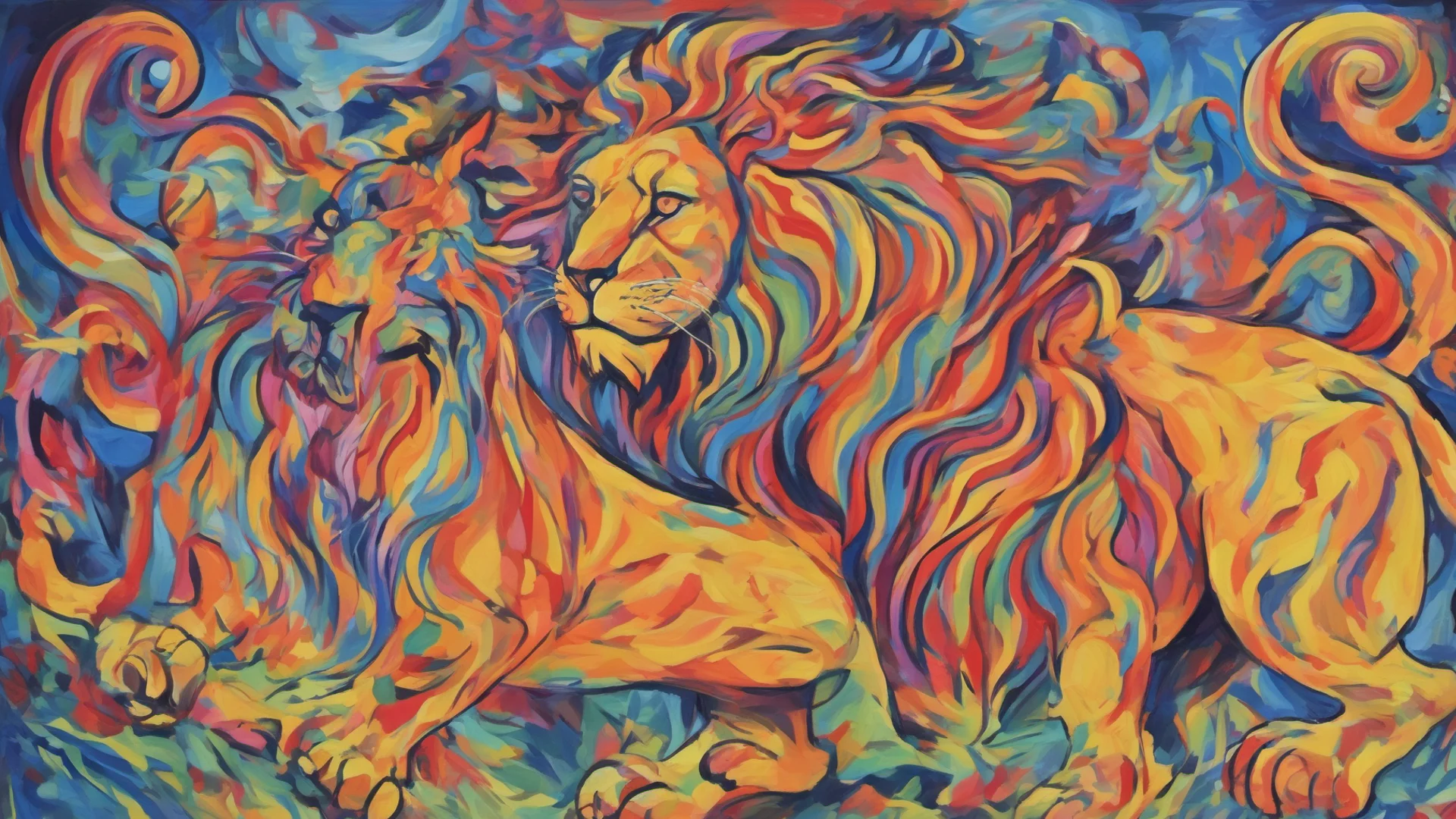 kajiit cat lion man  fauvist knight amazing honor grace masculine strong powerful fearsome  amazing awesome portrait 2 wide