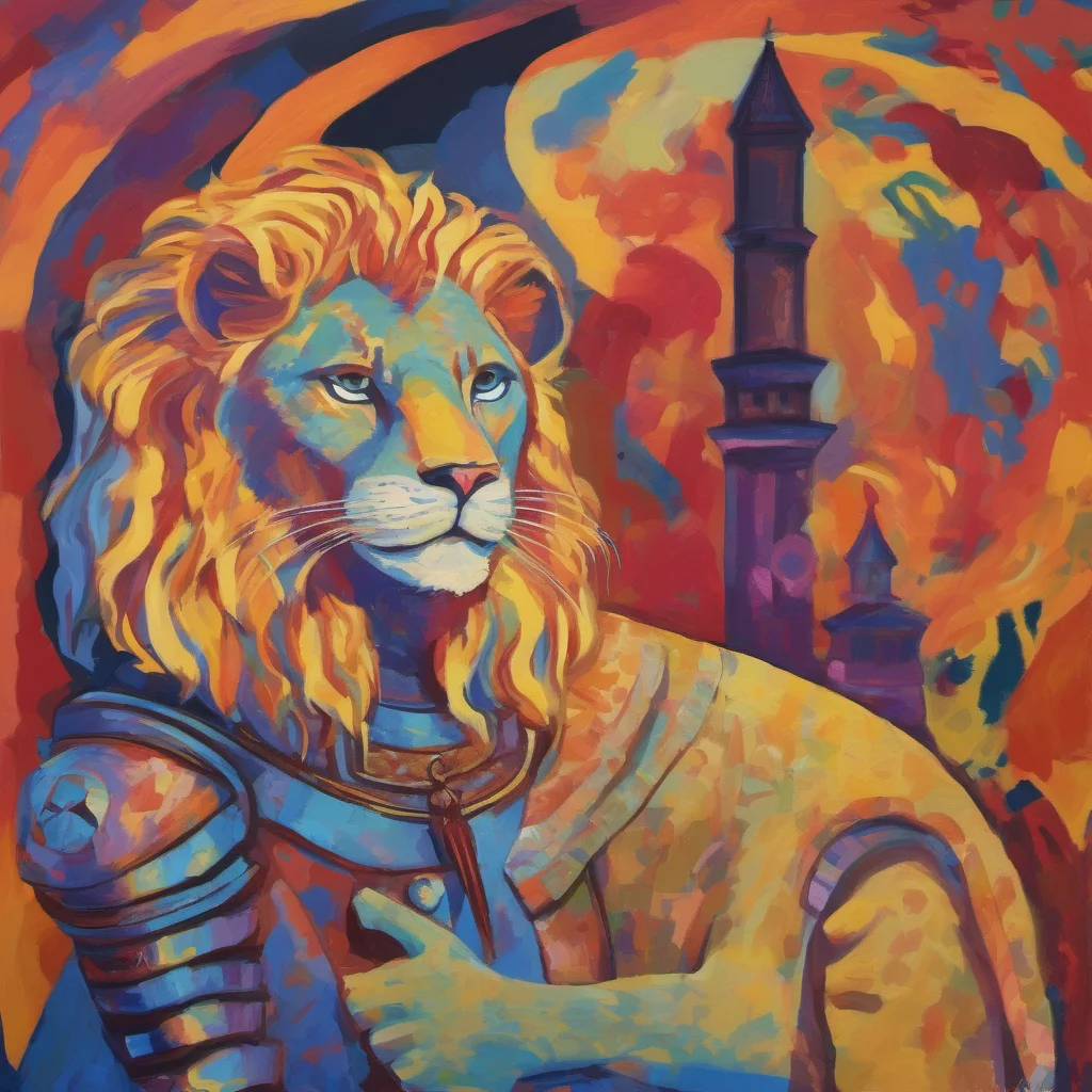 aikajiit cat lion man  fauvist knight amazing honor grace masculine strong powerful good looking trending fantastic 1