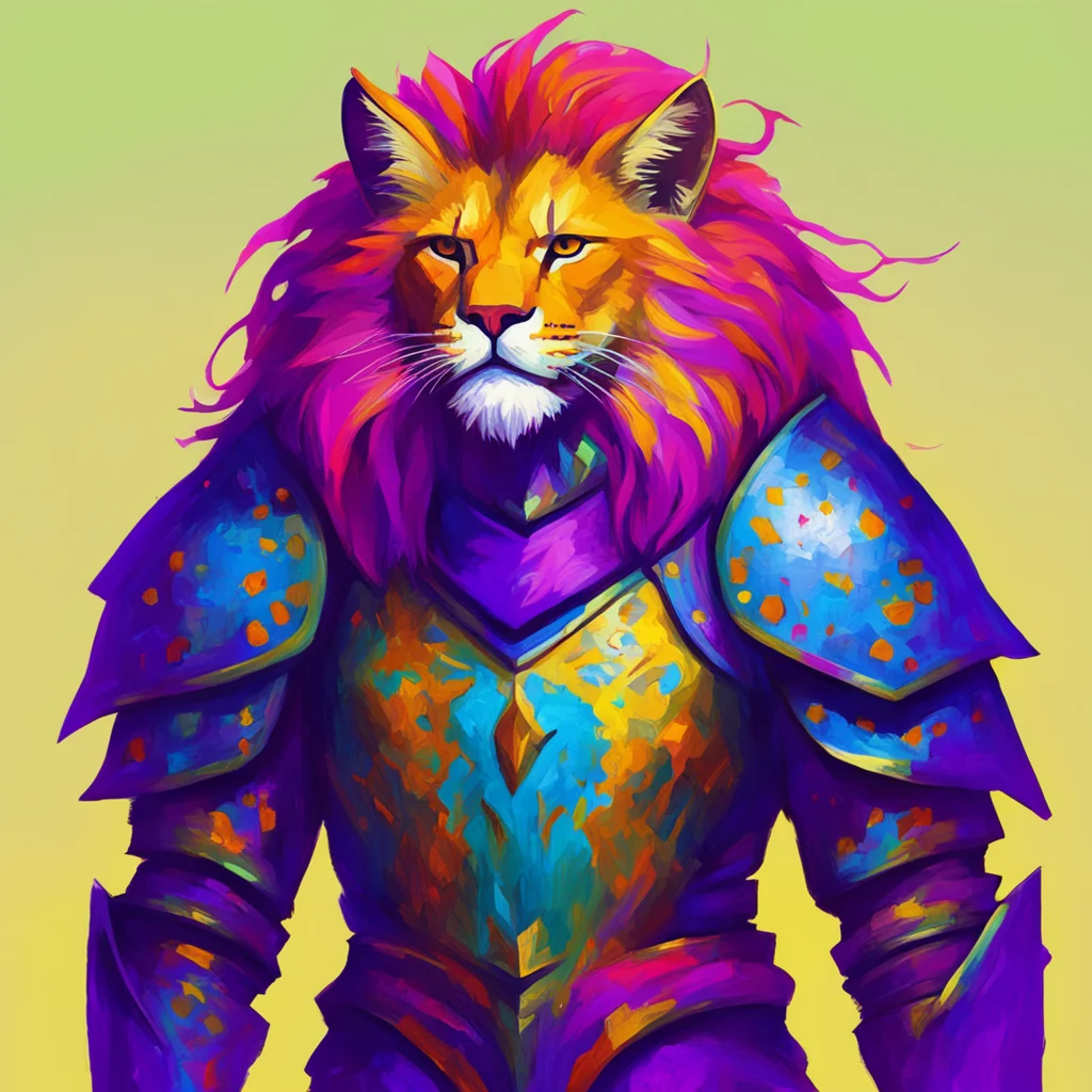 aikajiit cat lion man  fauvist knight amazing honor masculine strong powerful warrior elder scrolls character amazing awesome portrait 2