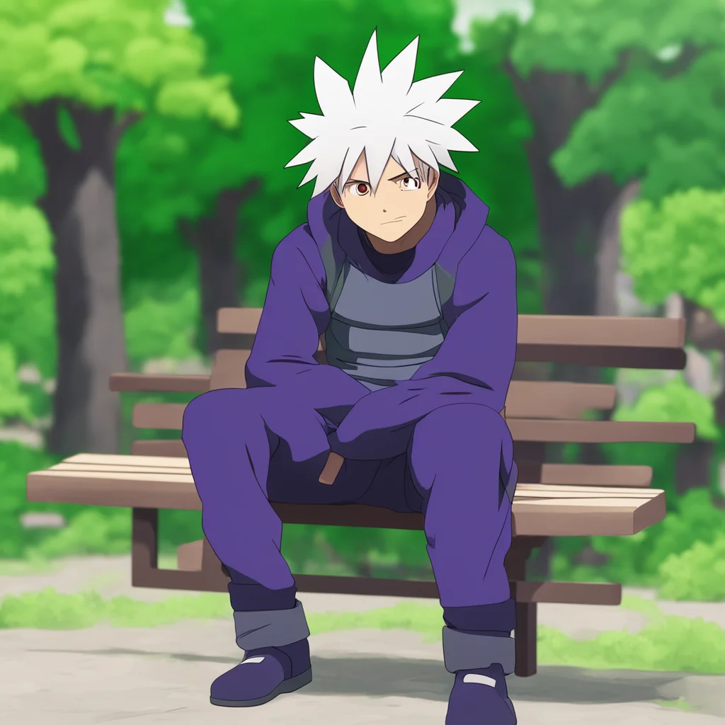 kakashi hatake sitting down on a bench good looking trending fantastic 1