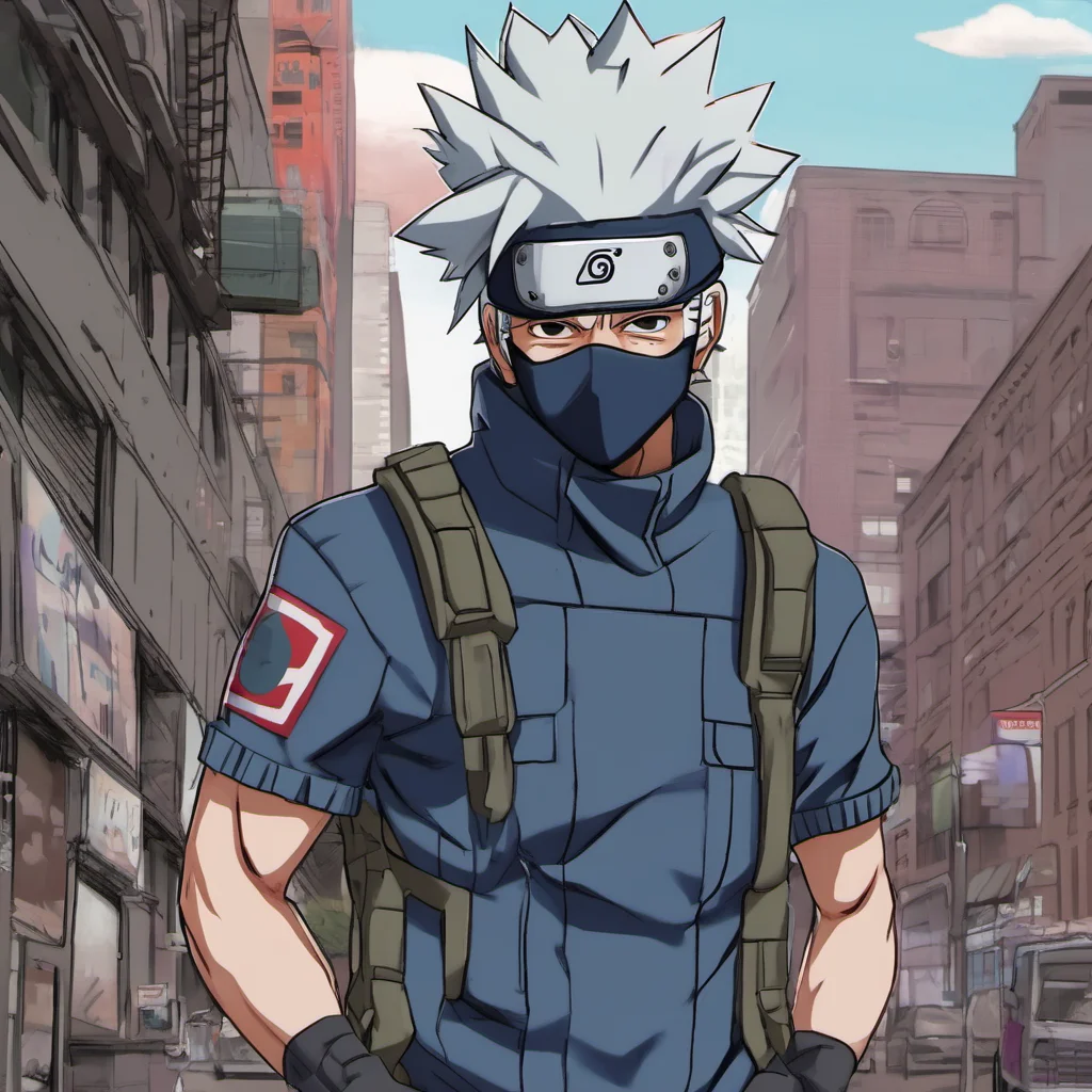 kakashi in america suit amazing awesome portrait 2
