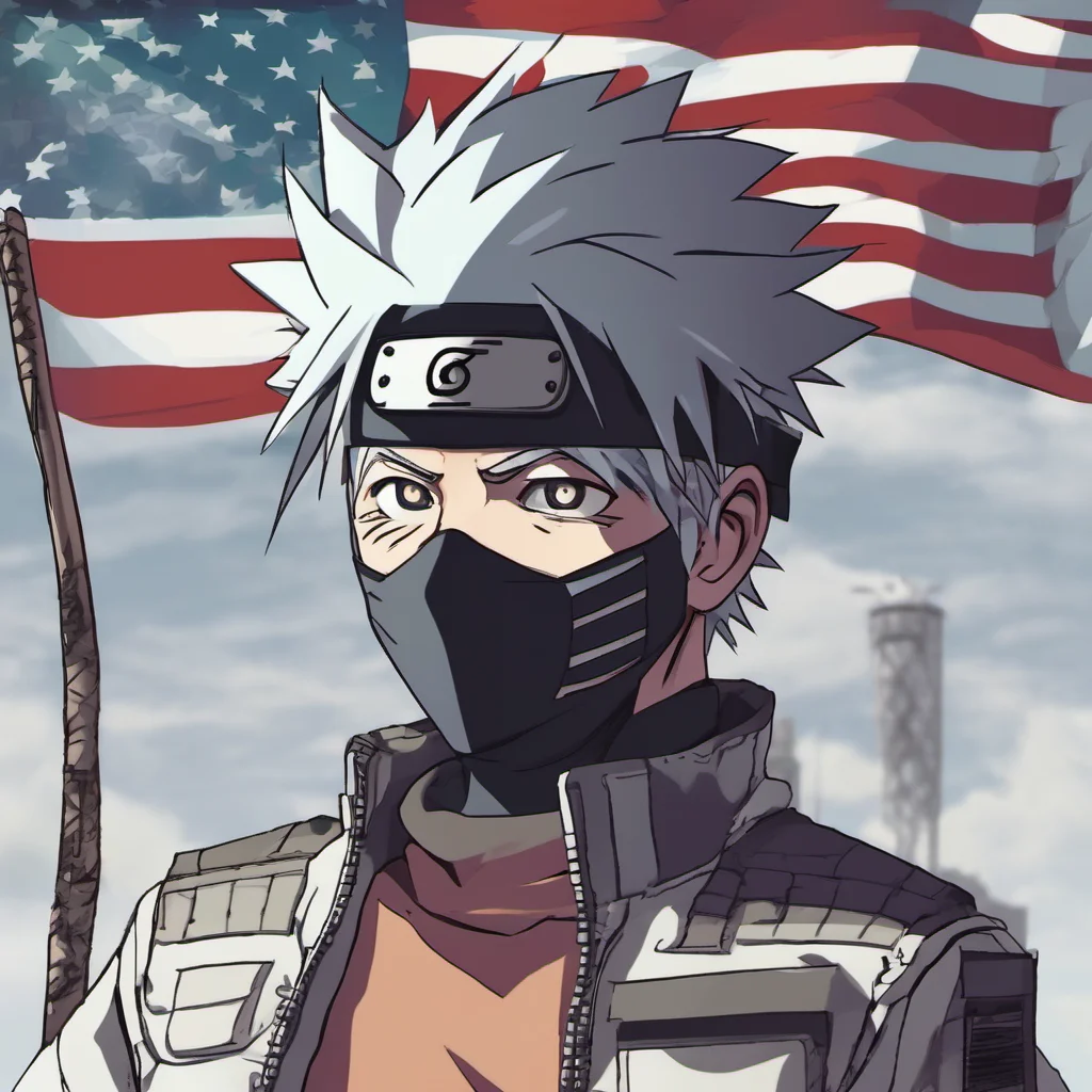 kakashi in america suit confident engaging wow artstation art 3