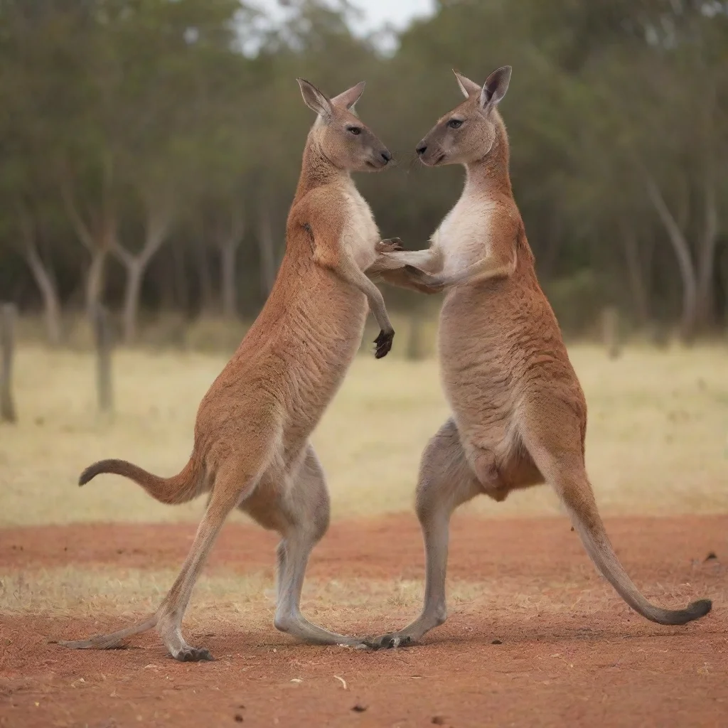 aikangaroo boxing fight