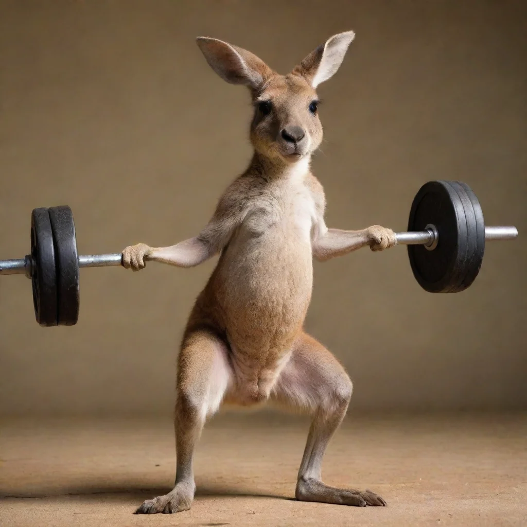 aikangaroo weightlifter