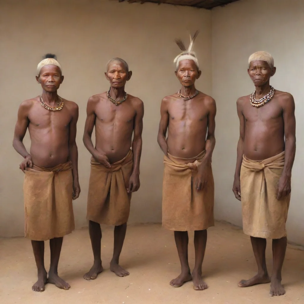 khoi san people at an art gallery