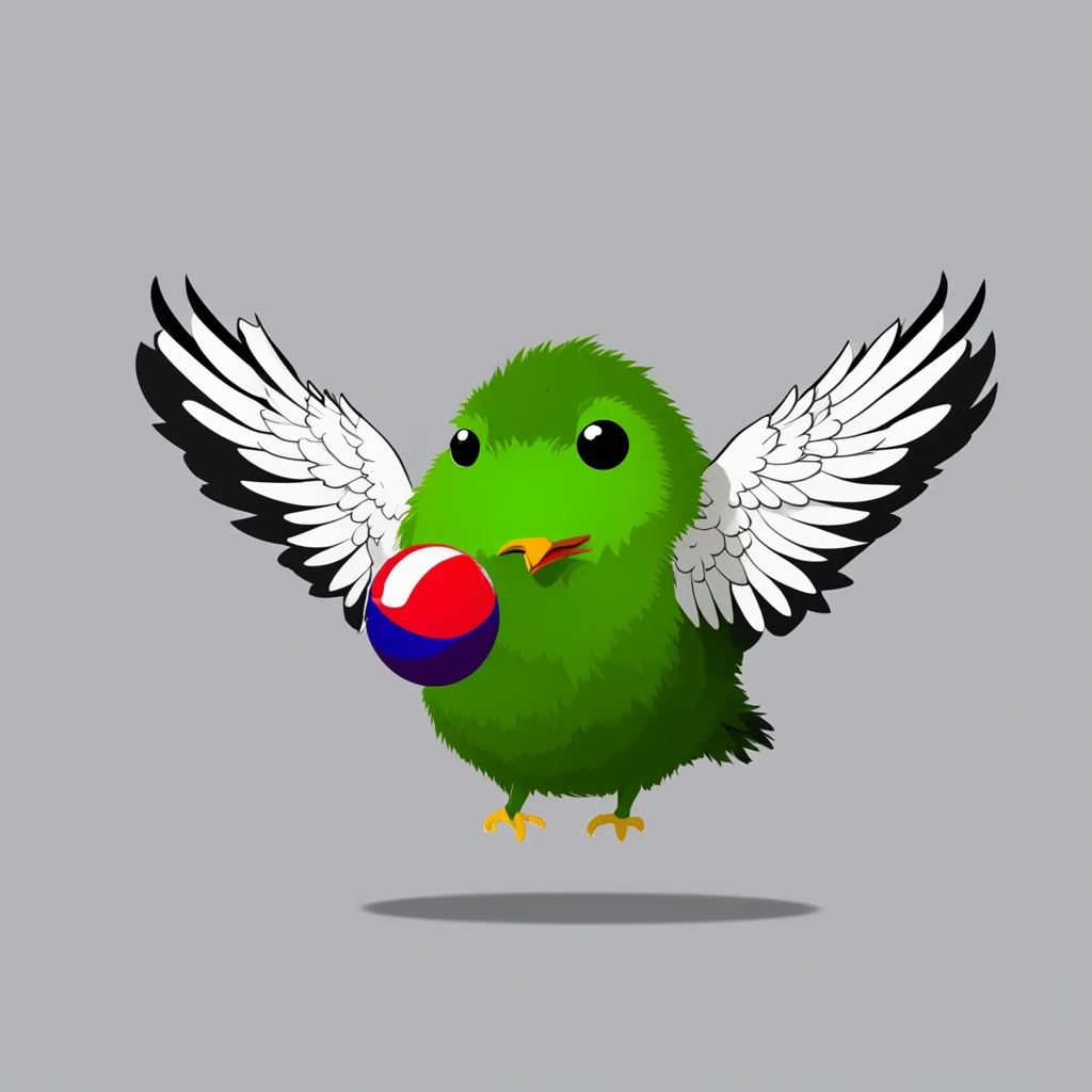 aikiwi bird with large wings flying away with new zealand countryball  amazing awesome portrait 2
