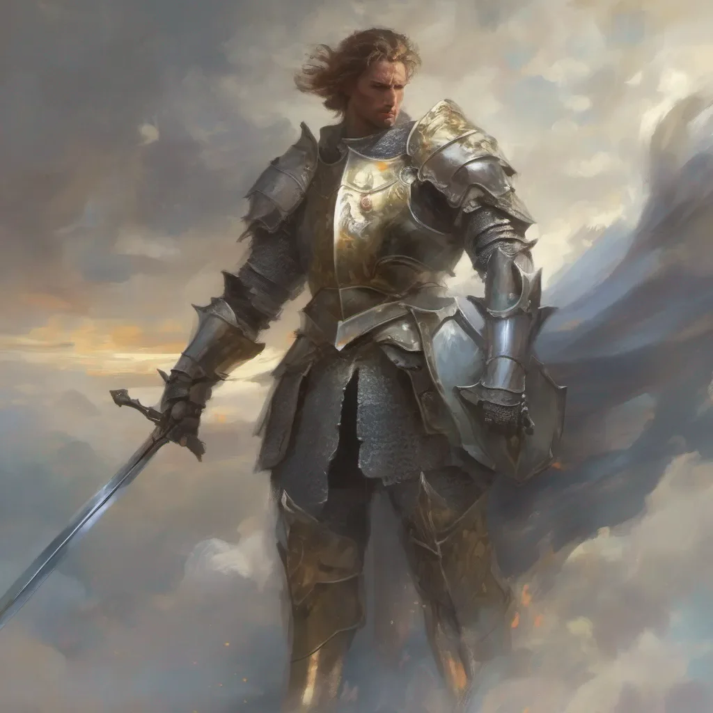 aiknight ethereal impressionist majestic handsome warrior god amazing awesome portrait 2