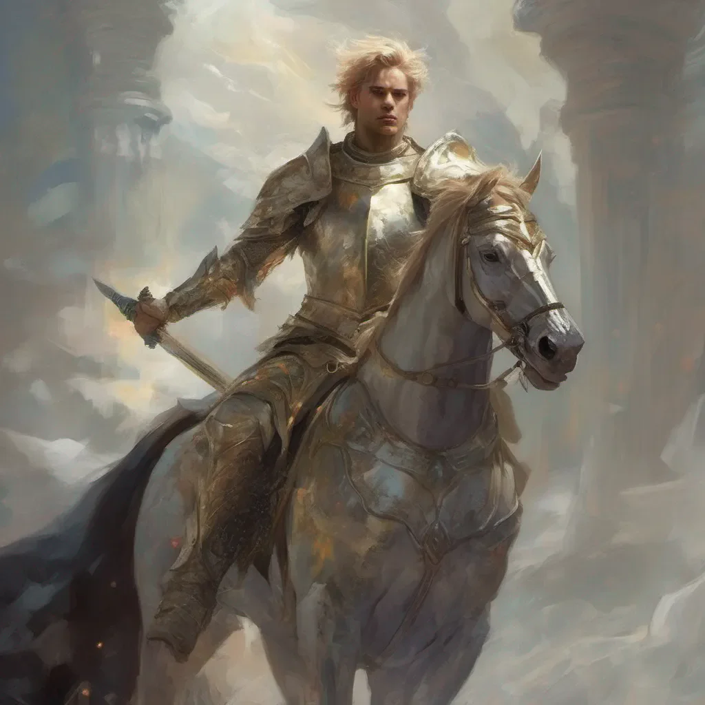 aiknight ethereal impressionist majestic handsome warrior god good looking trending fantastic 1