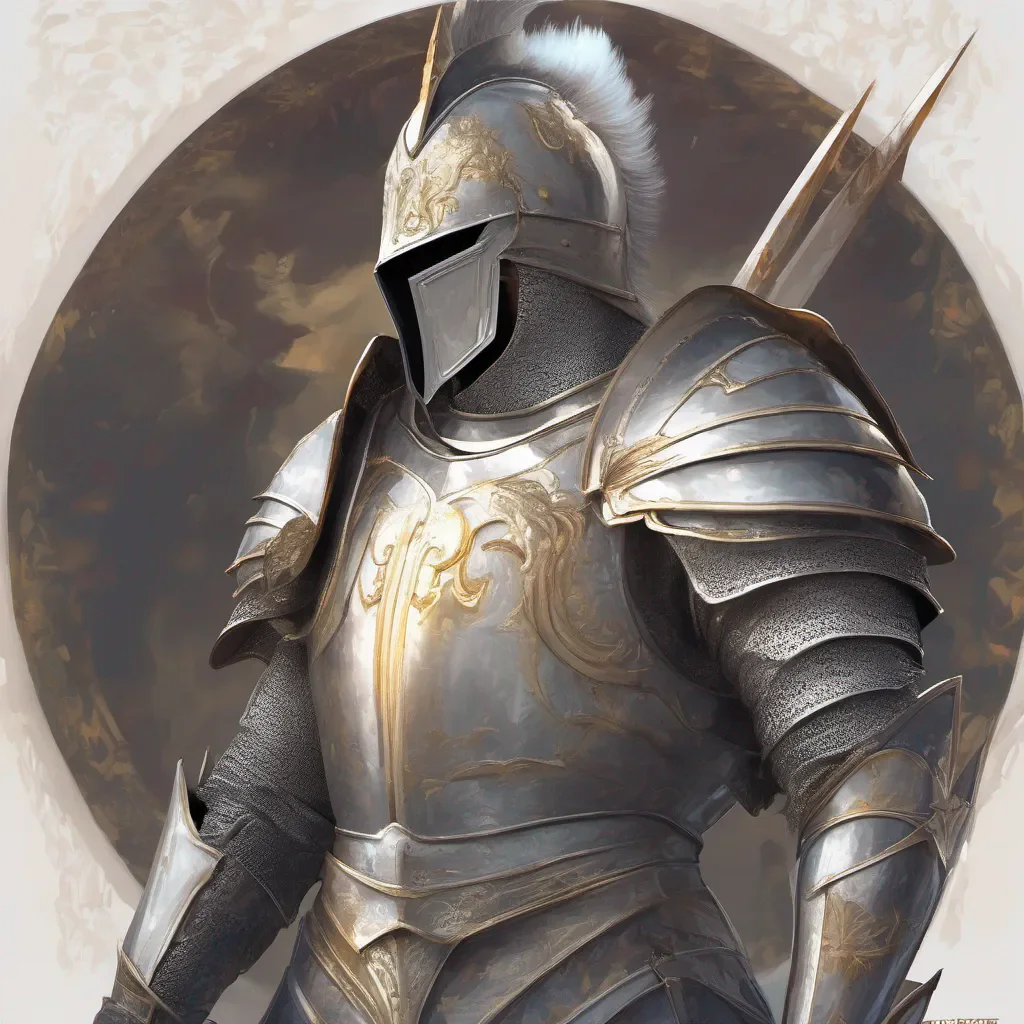 aiknight ethereal impressionist majestic handsome warrior god