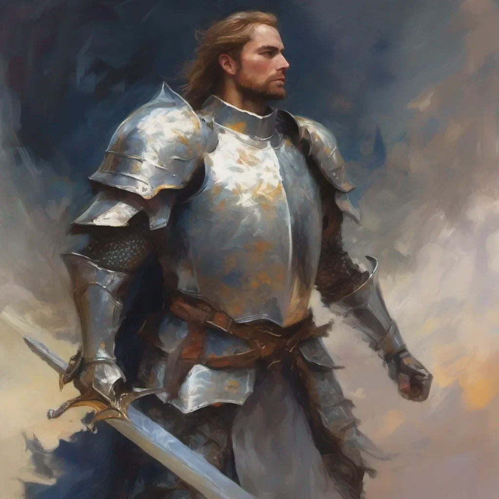 aiknight ethereal impressionist majestic handsome warrior good looking trending fantastic 1