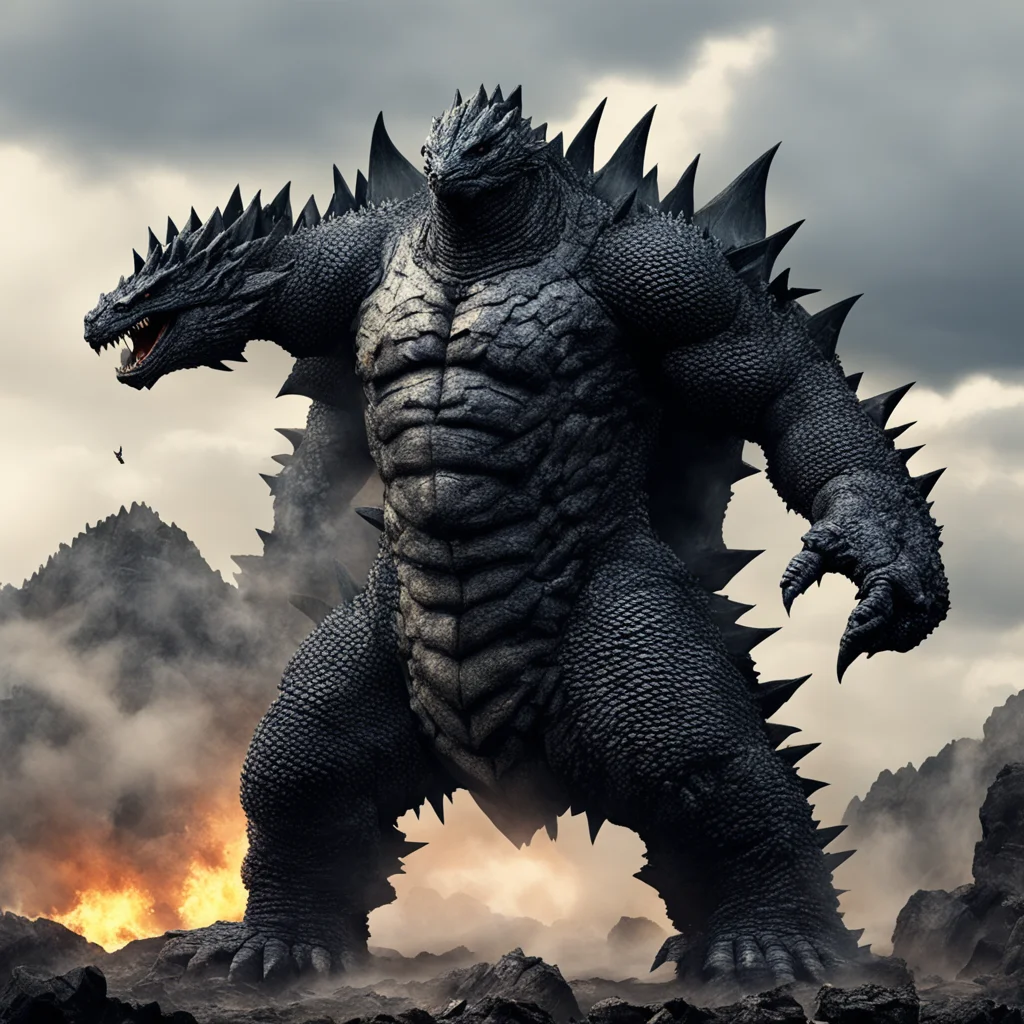 knight godzilla confident engaging wow artstation art 3