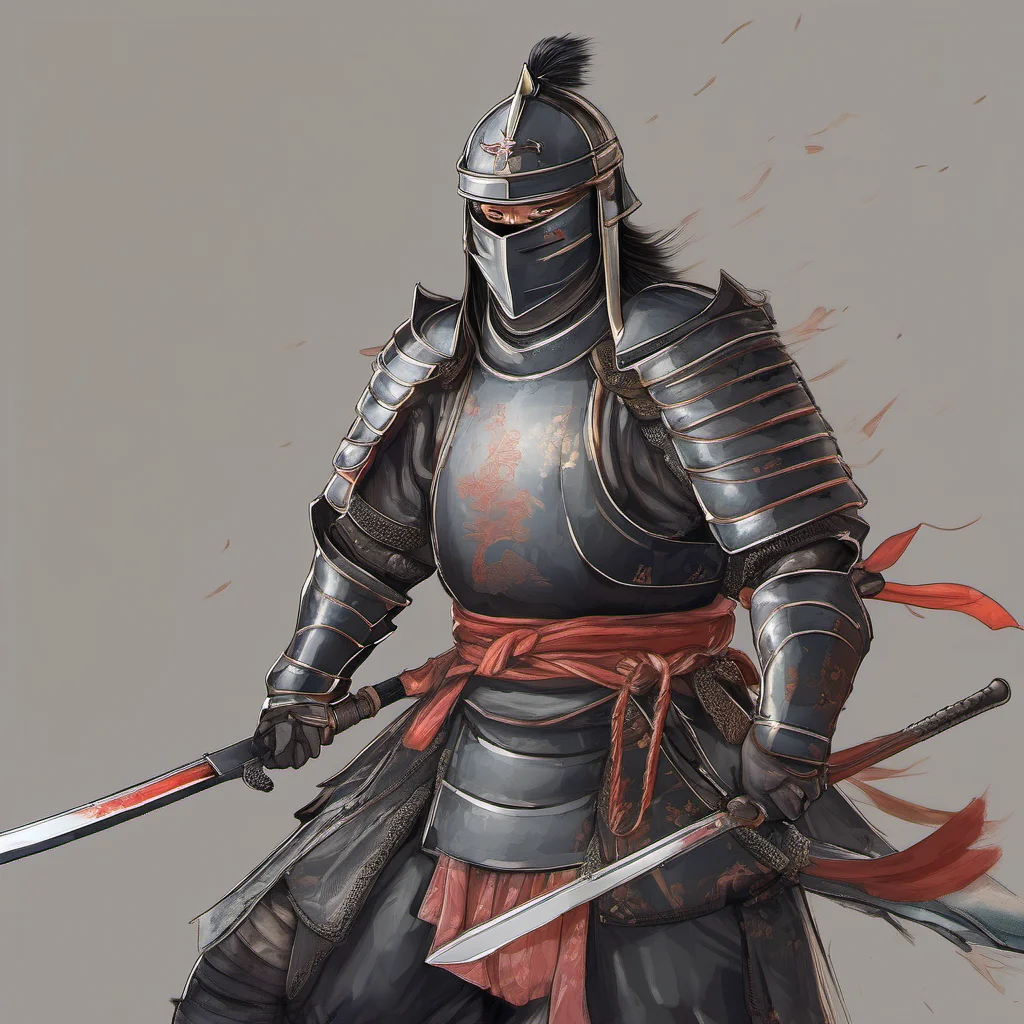 aiknight japanese handsome warrior epic realistic good looking trending fantastic 1