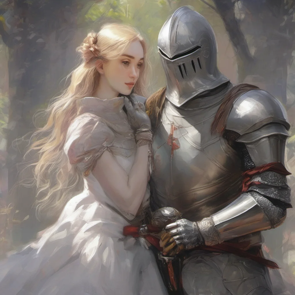 aiknight with girl confident engaging wow artstation art 3
