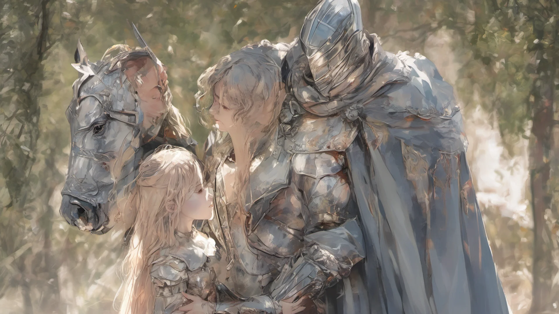 aiknight with girl wide