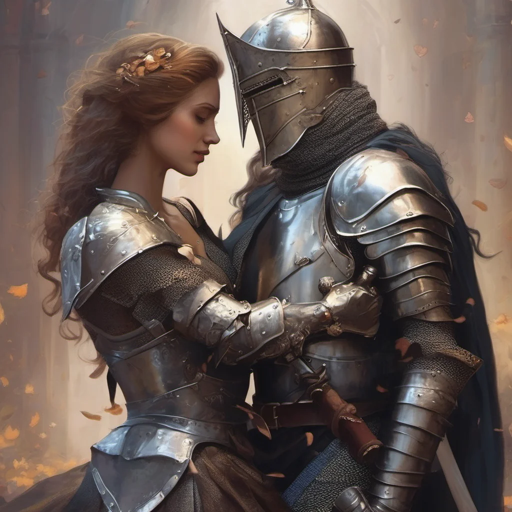 aiknights lovers embrace fantasy trending art love amaze  confident engaging wow artstation art 3