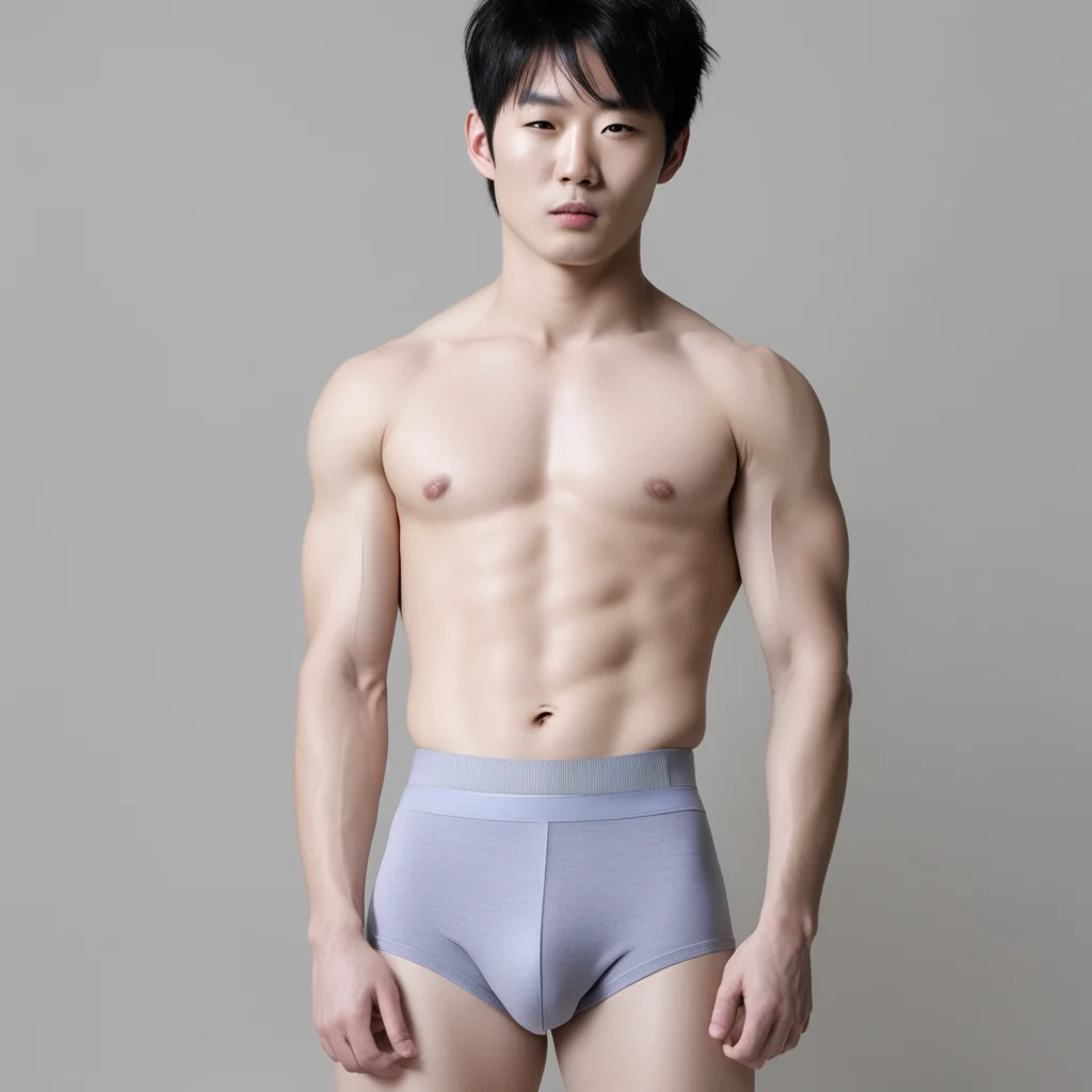 aikorean guy in jockstrap
