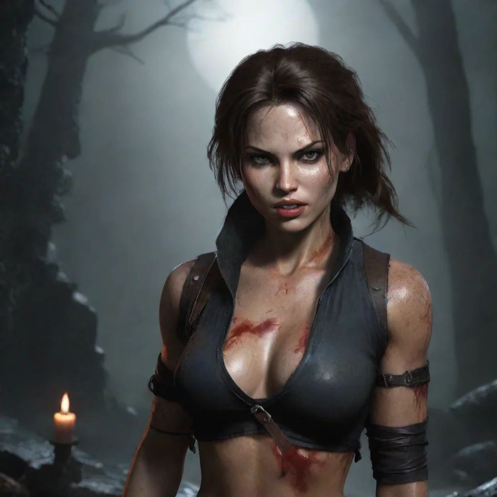 ailara croft as a vampire
