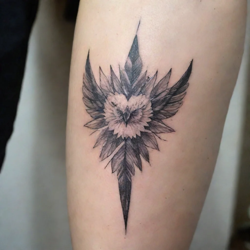 latvian fine line tattoo