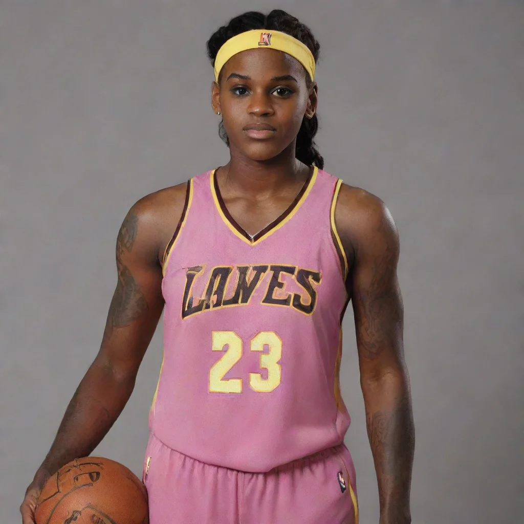ailebron james as a girl