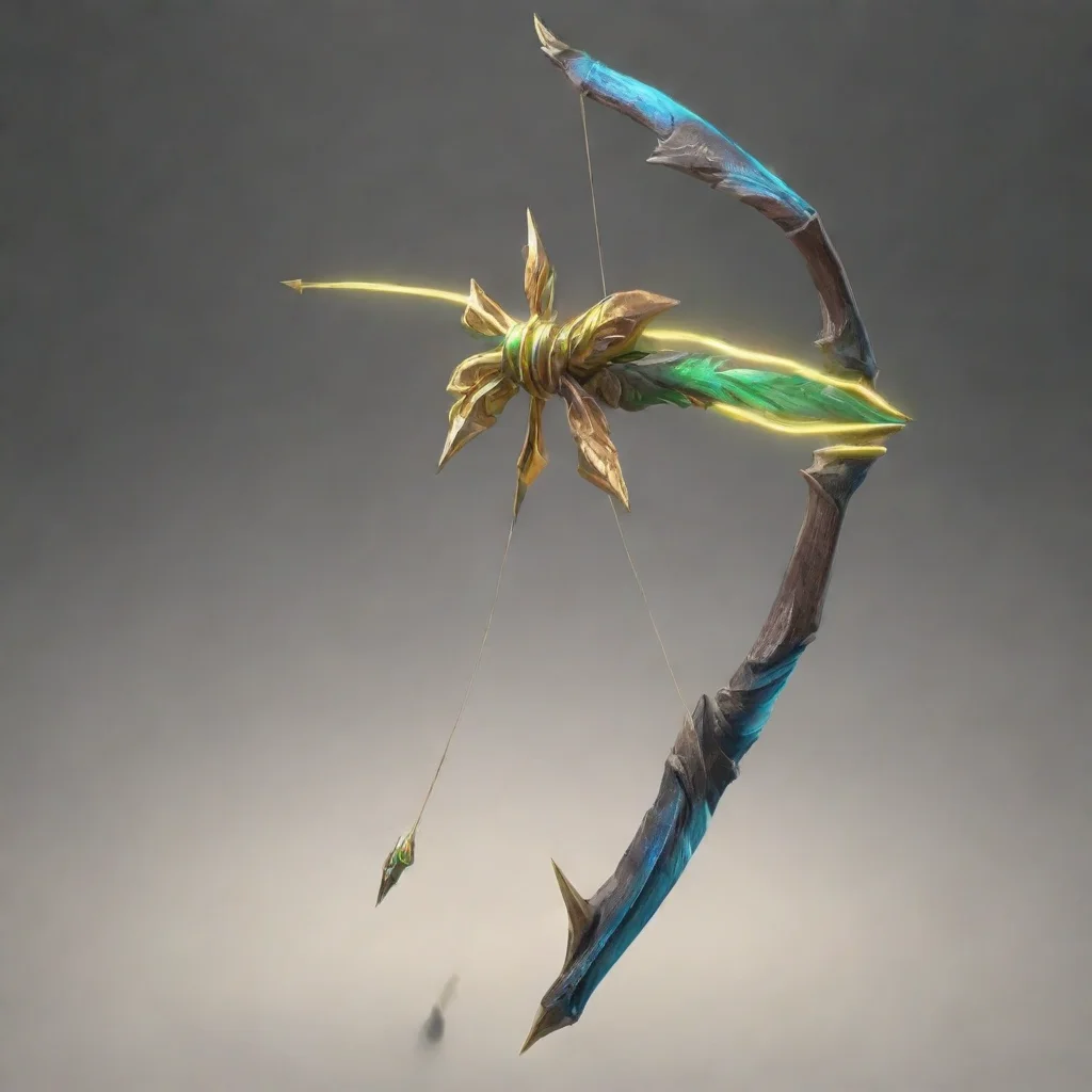 legendary bow that imbued of power of wind god