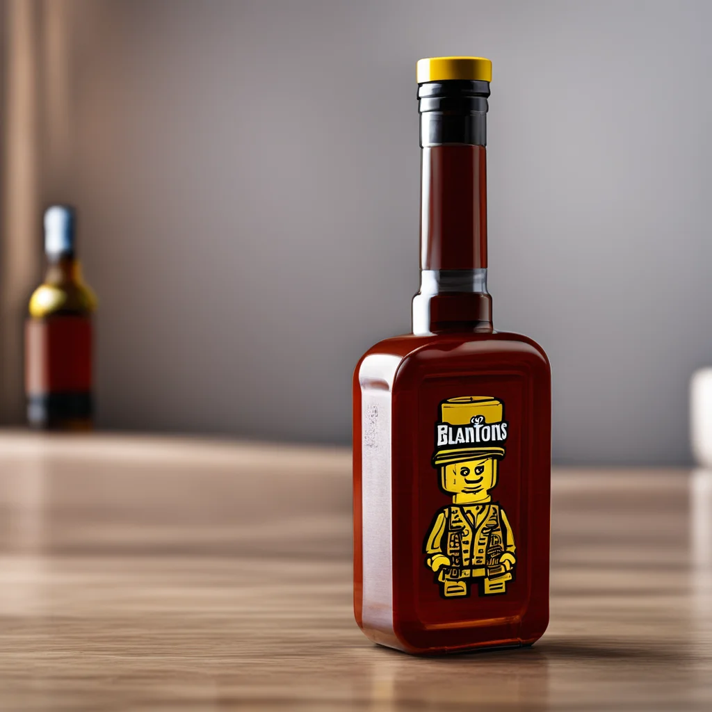 lego blantons bourbon bottle