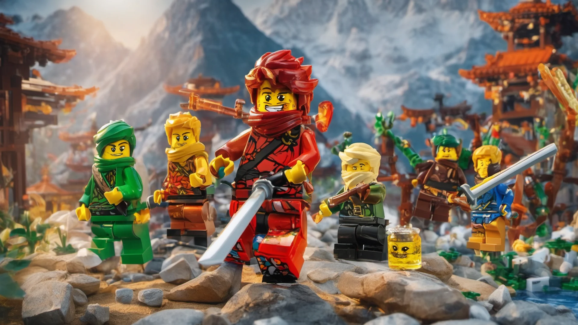 ailego ninjago a la montagne wide