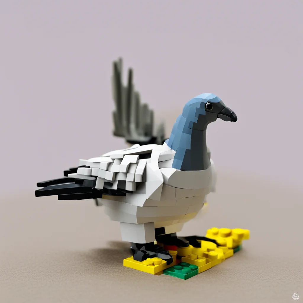 lego pigeon amazing awesome portrait 2