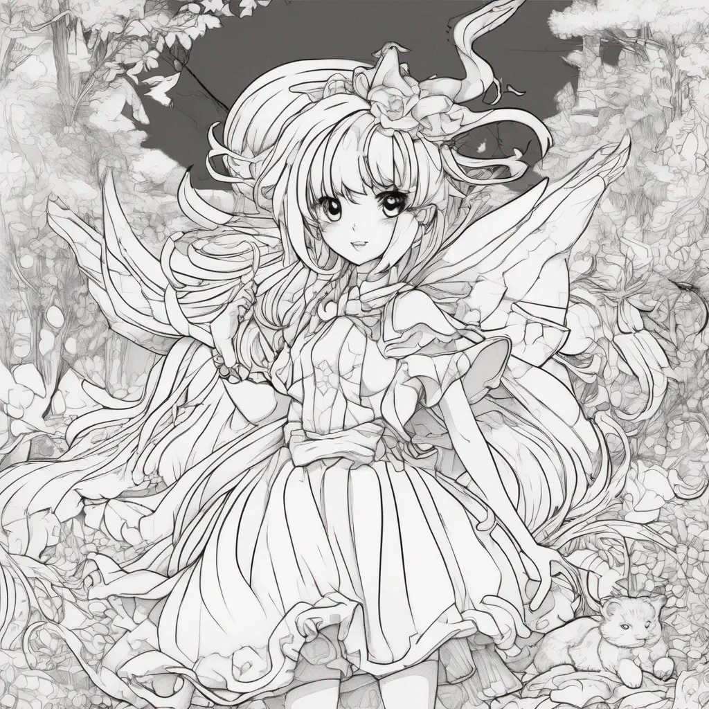 libro para colorear de fantasia anime good looking trending fantastic 1